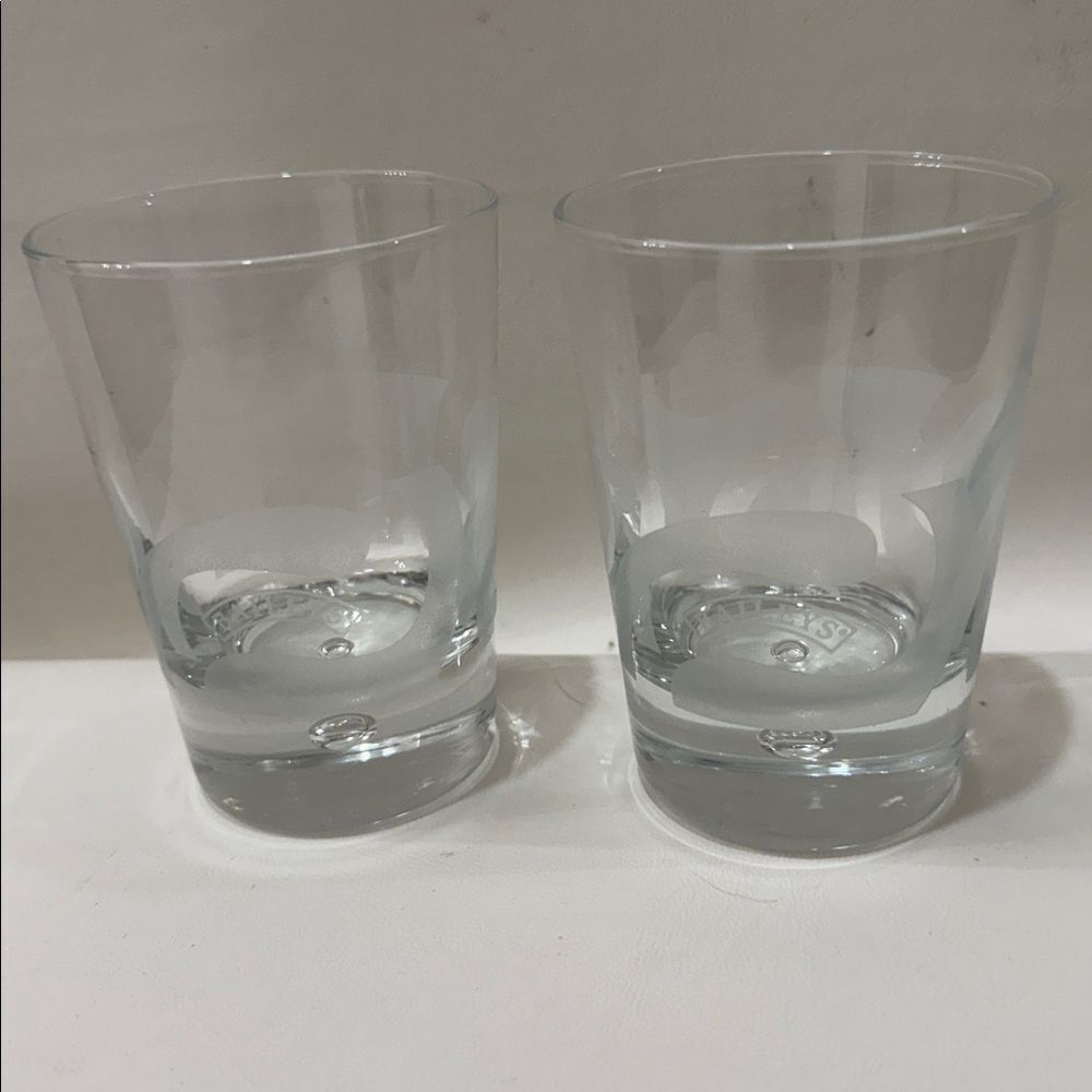 Baileys Liquor Rocks Drinking Dining Home Bar Cocktail Drinking Glasses Set 2